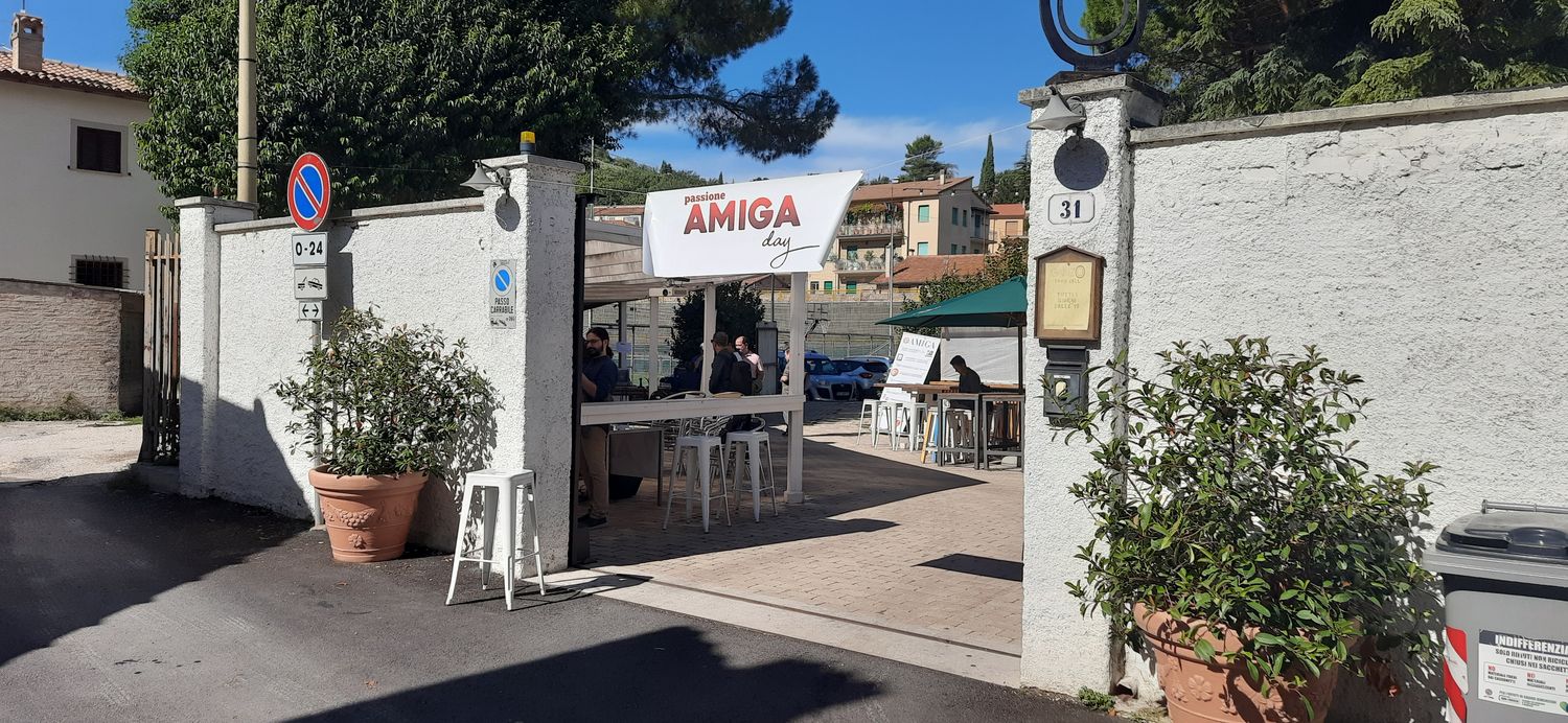 L'ingresso del Passione Amiga Day in Piazza Garibaldi 31, Spoleto