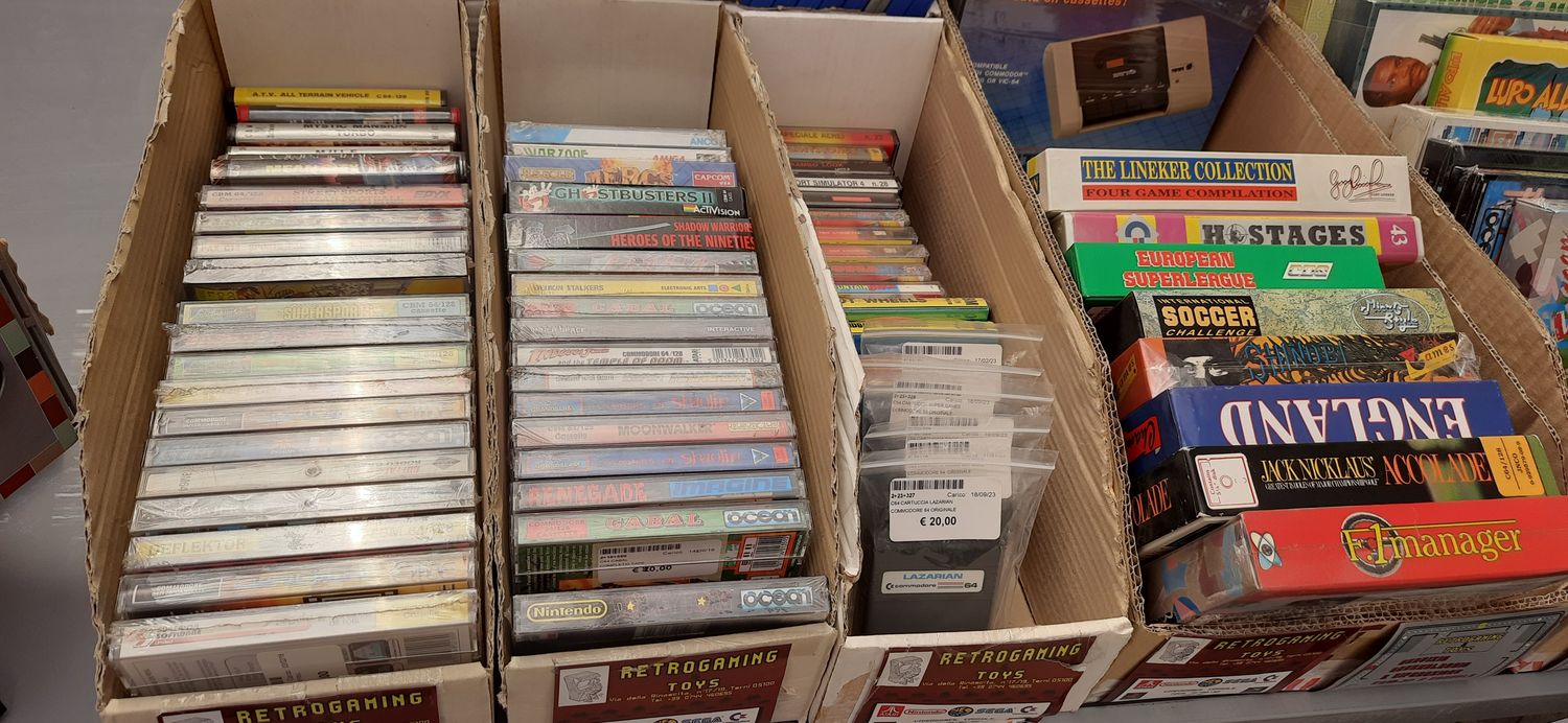 Giochi originali al mercatino dell'usato