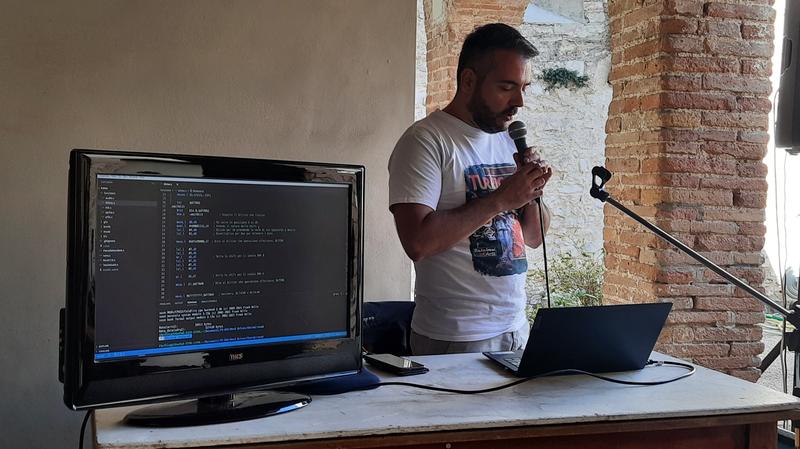 Una conferenza in corso