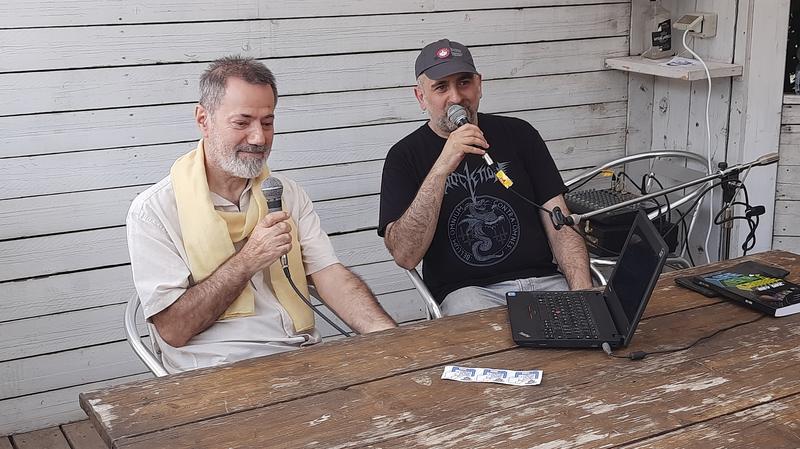 Intervista sul palco